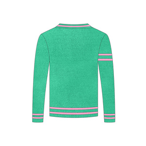 Maglione Pullover in maglia tinta unita in Cashmere Unisex in lana Cashmere Unisex all'ingrosso con maniche a maglia rossa in tinta unita - Product Image 6
