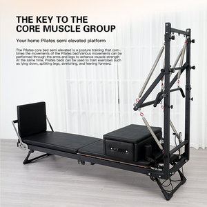 Máquina de <span class=keywords><strong>Pilates</strong></span> plegable ajustable B3003 Yoga <span class=keywords><strong>Reformer</strong></span> para tonificar la cintura y esculpir las piernas - Product Image 6