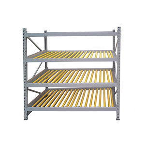 מדפים מתגלגלים על מסילות, 5 שכבות, מערכת מדפים מתגלגלים מפלדה עם הגנה מפני קורוזיה למחסנים - Product Image 5