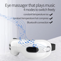 Appareil de massage oculaire rafraîchissant avec chaleur, vibrations et musique pour le traitement de la fatigue oculaire – Masseur oculaire à compression d'air chaud et froid
