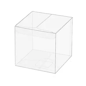 Boîtes transparentes en PVC pour fête, boîtes à bonbons transparentes et personnalisées à offrir