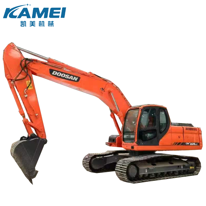 22-тонный экскаватор Doosan dx225 dx225LC, гусеничный экскаватор, малое рабочее время, подержанные машины Doosan DX225lc