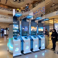 Aire de jeux intérieure 2025 Nouveau type Centre commercial Maison de jeux Jeu de tir au pistolet VR Machine d'arcade de réalité virtuelle en acier et plastique