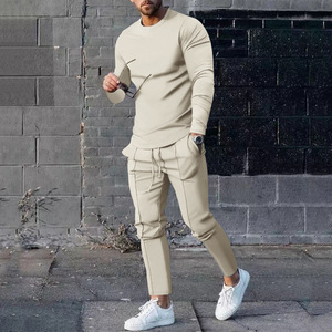 <span class=keywords><strong>Chándal</strong></span> personalizado en 10 colores Conjuntos de Jogger para <span class=keywords><strong>hombre</strong></span> Cuello redondo Color sólido <span class=keywords><strong>Base</strong></span> en blanco Sudaderas y pantalones de <span class=keywords><strong>chándal</strong></span> Conjunto de dos piezas - Product Image 6