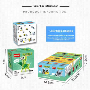 Modelo <span class=keywords><strong>de</strong></span> Insecto Pequeño, Bloques <span class=keywords><strong>de</strong></span> Construcción para Niños, Juguete Sorpresa para Huevos, Premio Educativo para <span class=keywords><strong>el</strong></span> Aula, Promoción, Juguete <span class=keywords><strong>de</strong></span> Insecto, Regalo para Niños, Juguetes - Product Image 3