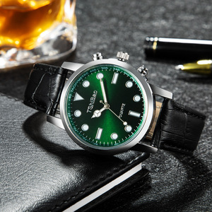 Montres à quartz en cuir PU <span class=keywords><strong>pour</strong></span> hommes, style sport, vente en gros, mode, <span class=keywords><strong>pas</strong></span> <span class=keywords><strong>cher</strong></span>, Relogio Feminino - Product Image 3