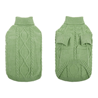 Fabricante de Ropa para Perros OEM ODM Directo de Fábrica, Suéter Personalizado para Perros Pequeños, Tejido, Cálido, Ecológico, de Poliéster Estampado para Invierno