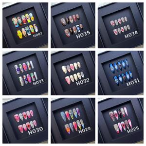 Ensemble de faux ongles extra longs en gros, plus de 50 designs simples, durables et personnalisables, protection d'ongles réutilisable, faux ongles personnalisés - Product Image 4