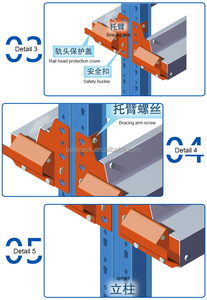 Sistema di Scaffalature Industriali Drive-in per Magazzino, Stoccaggio Pallet, Scaffali in Acciaio Regolabili - Product Image 6