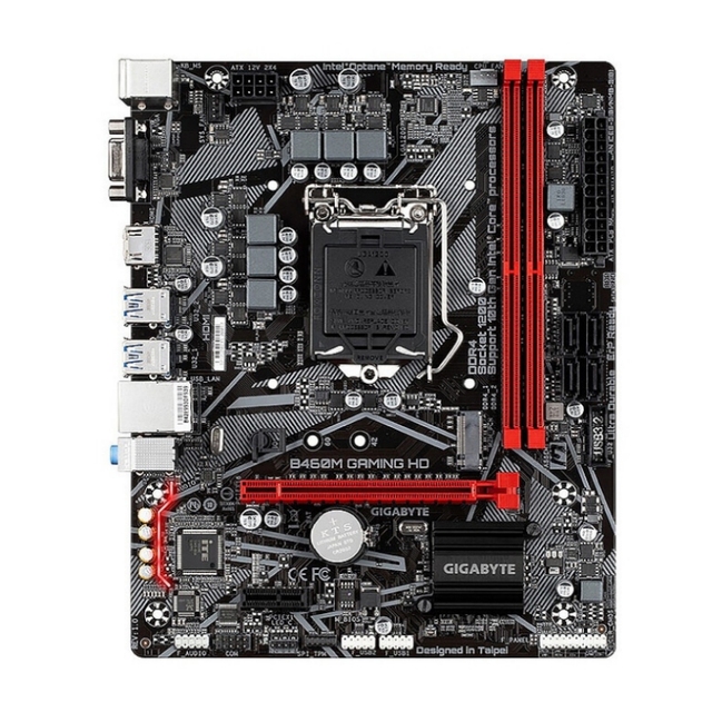 Wholesale Original GIGABYTE B460M GAMING HD LGA 1200 Micro ATX Motherboard 10th Gen GA-B460 HD-MI M.2 64GB for Desktop Gaming