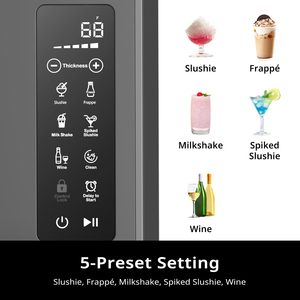 Máy cạo đá Countertop xách tay nhỏ đồ uống đông lạnh nước giải khát nhà tuyết hình nón máy - Product Image 4