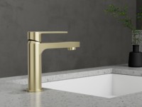 Cuvette Koen à poignée unique en laiton de haute qualité, monotrou, conception sûre et étanche, noyau de valve en céramique pour salles de bains, fabricant OEM