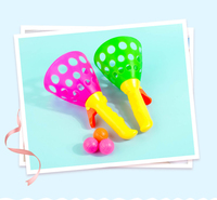 Jeu de sport d'intérieur amusant : attrapez la balle rebondissante en TPR, jouet souple promotionnel, jeu double pour enfants