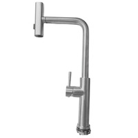 Robinet de lavabo de cuisine à affichage numérique chaud et froid robinet à 3 voies