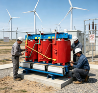 Transformateur industriel sec à résine époxy, triphasé, trois enroulements, Rainbow SCB10 200 kVA 10 kV/0,4 kV 50 Hz