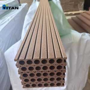 3D الخشب الحبوب تاريما Wpc النتوء المشترك مركب التزيين Suelo Terraza Pvc الخارجي للماء مجلس سطح السفينة - Product Image 3