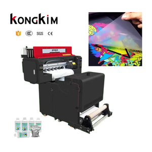 Kongkim máy in áo thun tự động Bốn đầu dtf mới với đầu in xp600 & Epson i3200 để in <span class=keywords><strong>Flex</strong></span> - Product Image 1