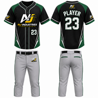 Uniformes et maillots de baseball personnalisés, pantalons, uniformes d'équipe par sublimation, vente en gros, prix bas, bonne qualité