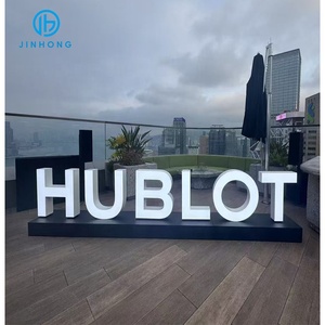 Siêu tháng ba nóng bán chữ lớn 3D LED đăng ký 3D ký bảng thư làm kim loại thư Backlit Đăng 3D Nhà sản xuất - Product Image 4