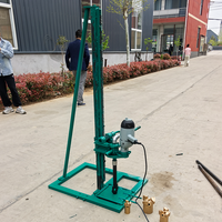 Perceuse rotative électrique AKL-40A 220V pour puits d'eau, utilisation jusqu'à 40m, mini-perceuse manuelle pour sol et sable avec boîte de vitesses, facile à utiliser
