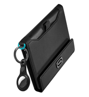 Portadocumentos de viaje para pasaporte a cuadros de alta calidad, funda antimagnética para pasaporte