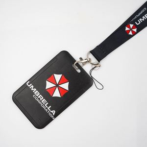 Low Price High-quality UV Printed Anti-lost Hard Shell Keychain <b>Lanyard</b> ID Card Holder - Product Image 1