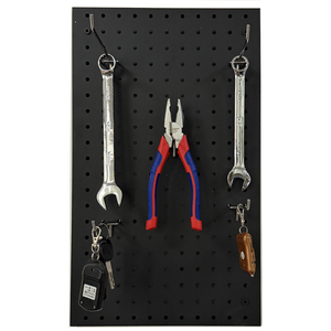 Bán buôn kim loại Pegboard với bảng công cụ móc phụ kiện hiển thị tường <span class=keywords><strong>PEG</strong></span> Board kệ với lưu trữ Hook Organizer Bộ dụng cụ - Product Image 6