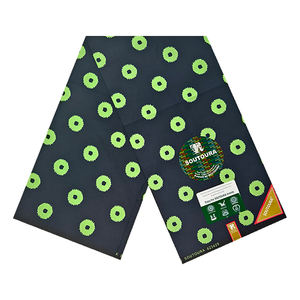 Tissu Aso Oke Ebi, fabrication africaine, imprimé Ankara, paillettes, broderie de paillettes, tissu blanc pour mariage, 5 yards de paillettes - Product Image 5