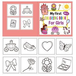 Custom Coloring Book for Kids Children Printing Cartoon Vehicles Simple <b>Drawing</b> Books for Toddlers <b>First</b> Coloring Books - Product Image 5