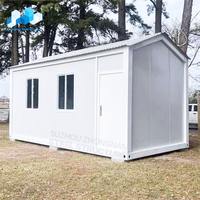 Zhongnan Maison mobile détachable Petite maison portable Triangle Toit 20ft Assemblé Conteneur Maison Cadre