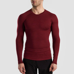 Chemises pour hommes écologiques, dernier design, vêtements de sport pour la gym, t-shirt à manches longues, vêtements décontractés pour hommes, t-shirt slim fit pour hommes, prix abordable - Product Image 4