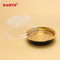 KARYO Boîte d'emballage de gâteaux 161H Boîte de stockage de desserts tiramisu jetable en plastique transparent Boîte à gâteaux tiramisu