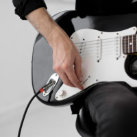 Bonne qualité Nickel Gold 1/4 6.35mm Audio muet silencieux Mono TS guitare prise connecteur Jack