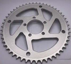 S45 Carbon Steel Chain Sprockets Front Sprocket Single Wheel Electric Scooter