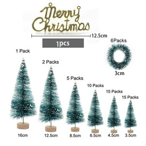 Mini árboles <span class=keywords><strong>de</strong></span> <span class=keywords><strong>Navidad</strong></span> artificiales Base <span class=keywords><strong>de</strong></span> madera Sisal mesa <span class=keywords><strong>de</strong></span> nieve juego <span class=keywords><strong>de</strong></span> artesanía <span class=keywords><strong>para</strong></span> decoración del hogar fiesta <span class=keywords><strong>para</strong></span> la familia figuritas <span class=keywords><strong>de</strong></span> <span class=keywords><strong>Navidad</strong></span> Juguetes - Product Image 5