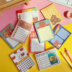 Tùy chỉnh notepad vuông phổ biến Memo miếng dán dính ghi chú văn phòng phẩm mini MEMO Pad notepad