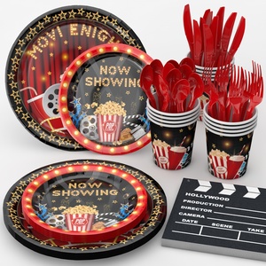 Decoraciones para Fiestas de Cine al por Mayor, Juego de Cubiertos con Diseño de Alfombra Roja para 24 Personas - Product Image 5