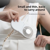 Ventilateur de bureau ultra silencieux, fin, petit, pliable, électrique, 5V, quatre vitesses, longue durée de vie de la batterie, pour la maison et le bureau