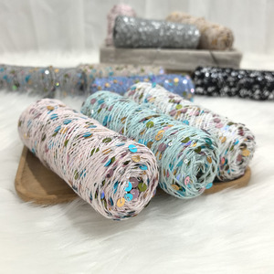 Số lượng lớn Chunky đan Polyester sequin sợi mạnh mẽ Acrylic pha trộn Melange sợi màu đan sợi với mô hình nhuộm" - Product Image 2