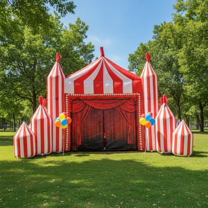 Arco Inflable Portátil Personalizado para Entrada de Club de <span class=keywords><strong>Circo</strong></span>, <span class=keywords><strong>Fondo</strong></span> de <span class=keywords><strong>Circo</strong></span> para Publicidad - Product Image 2