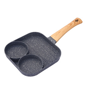 Resistenza al calore 4 fori 2 fori set di pentole antiaderenti bohémien uovo hamburger padella stile americano - Product Image 2