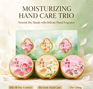 Vente flash - Coffret cadeau de crème pour les mains au beurre de karité - 3 parfums - Hydratant - Répare les peaux sèches - Absorption rapide - Kit de soin des mains parfumé - 60g*3 - Product Image 4