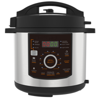 Cuisinière électrique à pression en acier inoxydable de haute qualité 8L |   12 options de menu, cuiseur lent et multifonction pour usage domestique