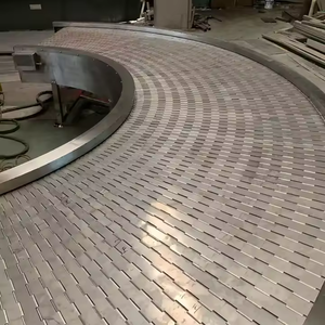 Tự động thép không gỉ quay chuỗi tấm băng tải Thép carbon 45 90 độ Vòng Tròn băng tải cho lắp ráp dòng - Product Image 2