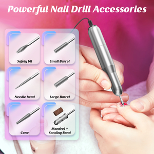 Mini Taladro Eléctrico Profesional para Uñas con Conexión USB, Kit de Herramientas para Manicura y Pedicura, Pulido y Modelado, Portátil para el Hogar o Salón - Product Image 5