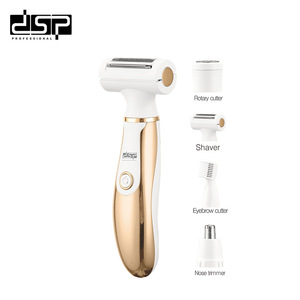 Depiladora eléctrica DSP para mujer, afeitadora recargable resistente al agua IPX4 para depilación corporal, para piernas, axilas, área del bikini - Product Image 4