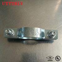 Série UTT60 NFPA FM UL – Collier de serrage en acier au carbone personnalisé, pince/support métallique de qualité supérieure pour conduites d'incendie industrielles