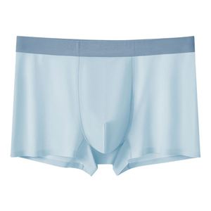 Ropa Interior de Seda de Hielo para Hombre en Talla Grande, Calzoncillos Boxer Transpirables de Secado Rápido, Ropa Interior Fresca de Verano para Hombre - Product Image 1