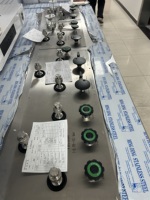Banco de pruebas de fuente de presión de precisión, comparador de calibración de presión eficiente, manómetros, instrumento modular optimizado