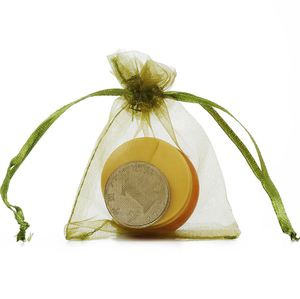 ถุงผ้าโปร่งบางถุงใส่ลูกกวาดถุงเล็กขนาดใหญ่สีชมพูสีดำสีเขียวออแกนซ่าเครื่องประดับบรรจุภัณฑ์ของขวัญถุงผ้าโปร่งบางแบบกำหนดเอง - Product Image 4